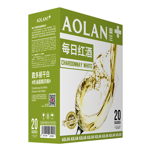 奥兰小红帽每日红酒霞多丽干白葡萄酒3L雷司令半甜白进口西拉干红