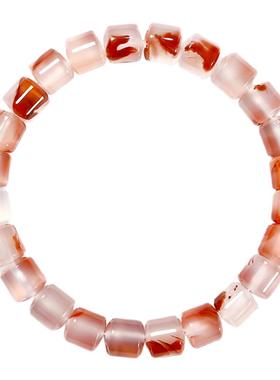 天然南红玛瑙冰飘直切手串