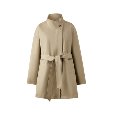 ELAND立领休闲纯棉长袖外套女