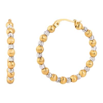 TWINSLULU肌理纹珠珠耳环