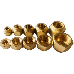 空调外机铜管螺母纳子锻压原装加厚耐压防裂公英制2分3分4分5分6