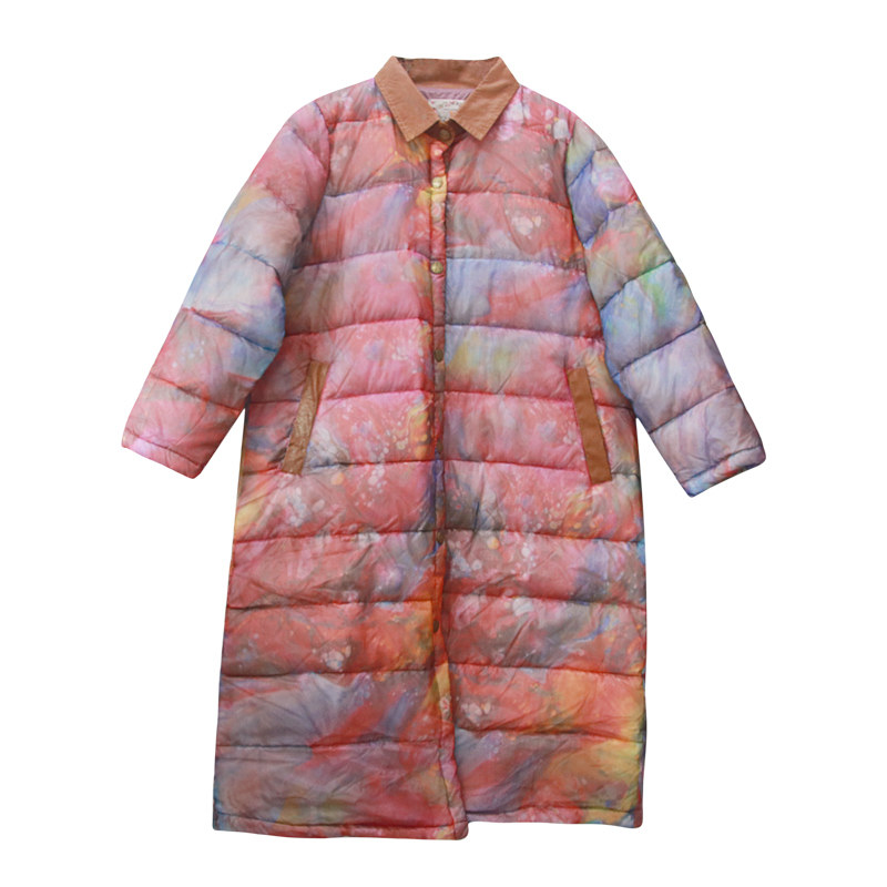 羽绒服中长款外套虫音