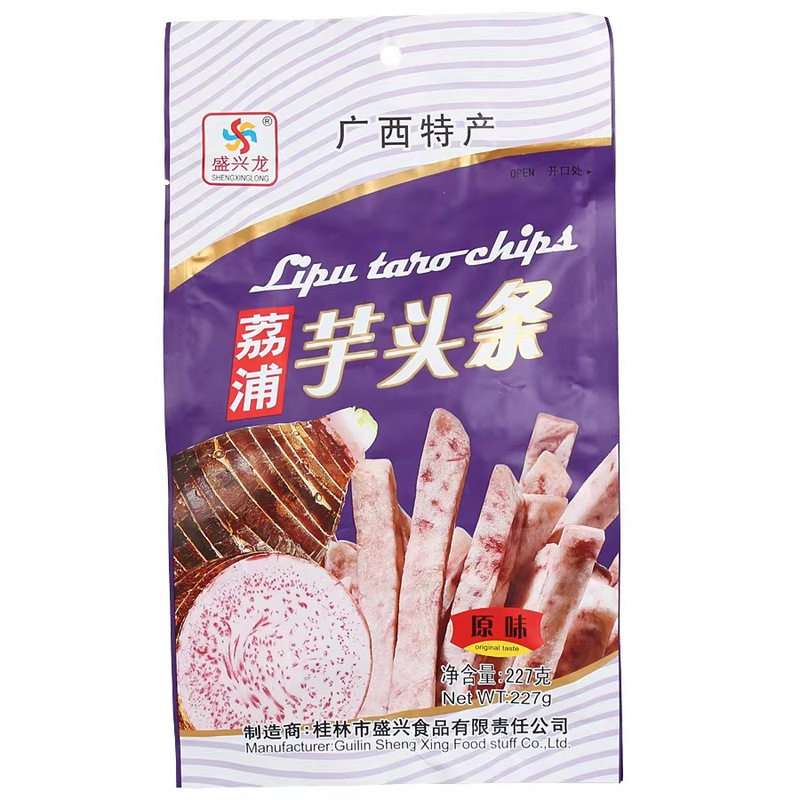 盛兴龙荔浦芋头条227g原味番茄葱香味香芋条办公休闲零食广西特产