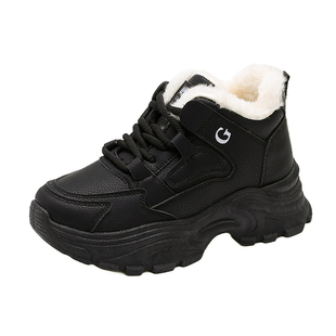 新款大棉鞋2025年冬季高帮运动老爹鞋舒适不累脚加绒棉鞋防滑休闲