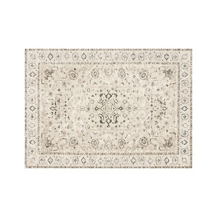 【轻绒款】CCF 月下花园 奶油波斯风客厅可拆卸机洗地毯无胶高级