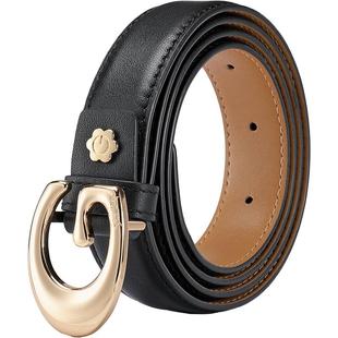 金利来皮带女士真皮新款时尚百搭牛皮裤带简约休闲女士腰带