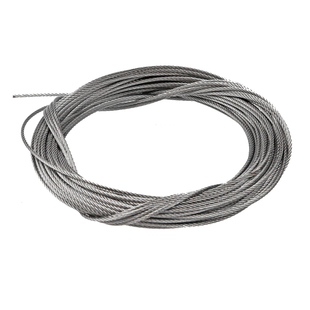 晒得乐 阳台升降晾衣架钢丝绳  304不锈钢配件 7.5米钢丝绳2根