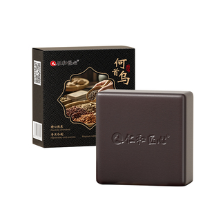 仁和何首乌侧柏叶洗发头皂中药去屑止控油痒蓬松乌黑发品牌旗舰店