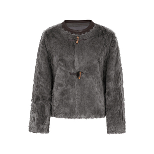 XG雪歌仿皮草外套XL407615A883