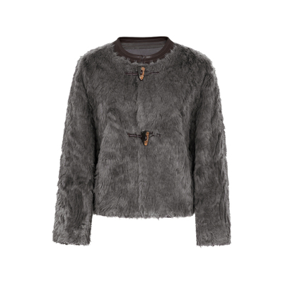 XG雪歌仿皮草外套XL407615A883