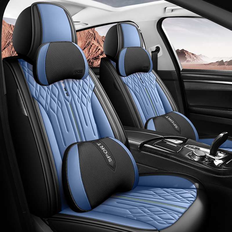 2024新款汽车坐垫四季通用座套通风透气全包围座椅套内饰改装座垫