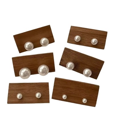 珍珠超大耳钉轻奢感|万人加购