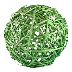 彩色藤球柳球过节活动空中装饰球幼儿园挂吊球商场布置走摄影道具