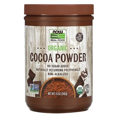 美国now天然有机原生健身可可粉