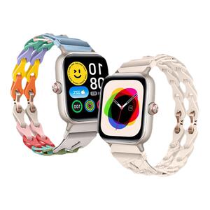 适用VIVO Watch GT手表链式镂空硅胶iqoowatchgt表带watch3运动5智能星辉皓月watch2辰夜黑女生夏天透气表链