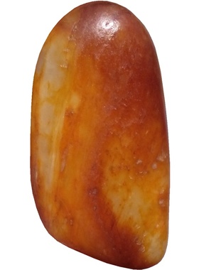 新疆和田玉红皮白玉籽料原石吊坠