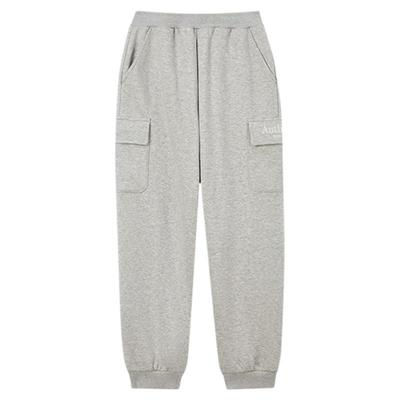 E·LANDKIDSLOGO刺绣加绒卫裤