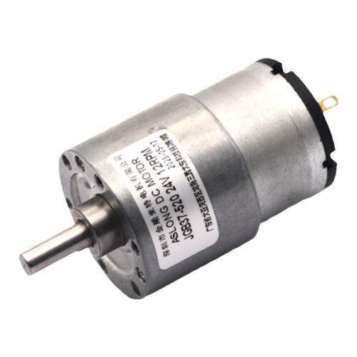 ASLONG JGB37-520微型直流减速电机玩具车智能马桶家具24Vdiy马达