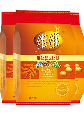760克3袋维维豆奶粉营养早餐