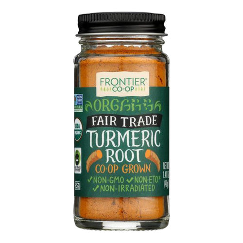 Frontier纯姜黄根粉Simply黄金奶冲饮调料美国代购Turmeric