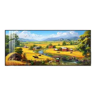 梵高丰收手绘油画挂画客厅轻奢高级感沙发背景墙装饰画大芬村壁画