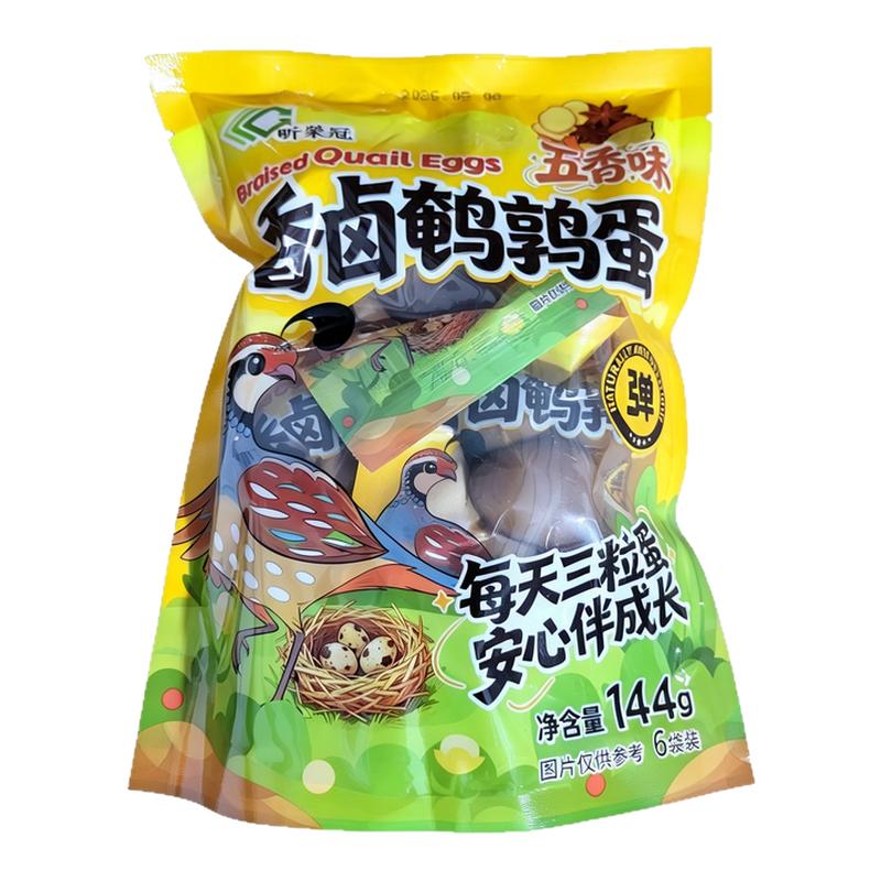 鹌鹑蛋卤蛋小包装丨昕荣冠藤椒味
