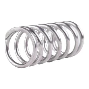 不锈钢压缩弹簧1.0线径外径6-7长度10-60mm弹簧定制大小回位弹簧
