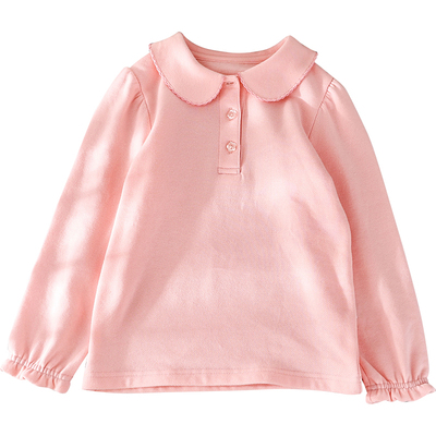 蔚未来女童打底衫加厚学院POLO衫