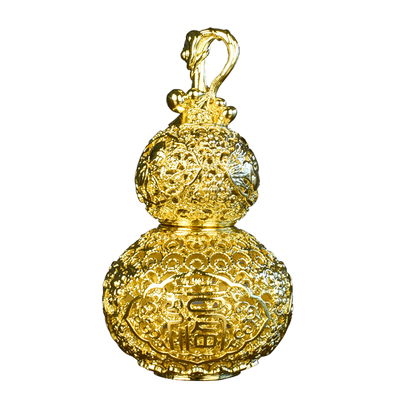 纯铜葫芦摆件挂件金丝花丝葫芦