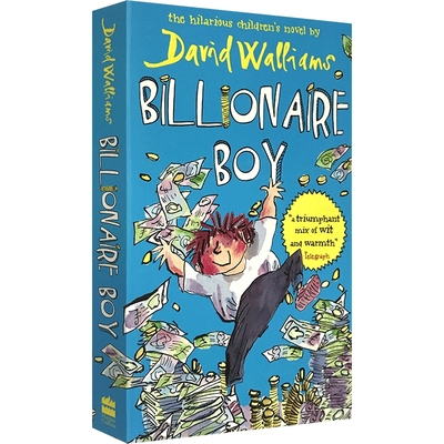 正版 钱堆里的男孩 英文原版 Billionaire Boy 大卫少年幽默小说系列 罗尔德达尔继承人David Walliams 英文版 进口英语书籍