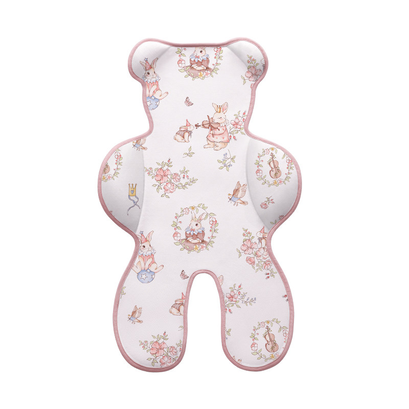 苎麻推车凉席餐椅凉垫子夏安全座椅通风垫遛娃神器冰丝婴儿车凉席