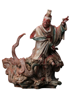 玉皇庙二十八星宿角木蛟艺术雕像