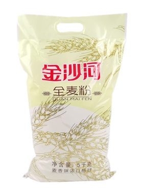 金沙河麸皮做馒头小麦面粉包邮