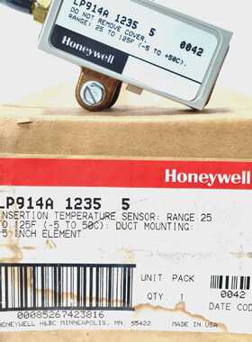 全新HONEYWELLLP914A12355插入温度传感器25至125FDUCT安装