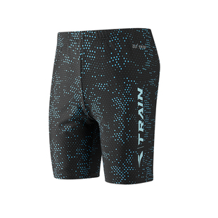 361儿童泳裤男童中大童青少年2025新款专业训练竞速五分泳裤套装