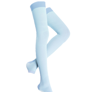 日本显瘦腿袜夏季凉爽Dr.Scholl爽健QttO长筒高筒睡眠slimwalk
