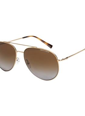 阿玛尼太阳镜飞行员款双梁蛤蟆镜