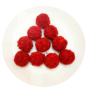 亚洲渔港荔枝虾球小吃冷冻半成品网红油炸红尘妃子笑酒店宴会点心