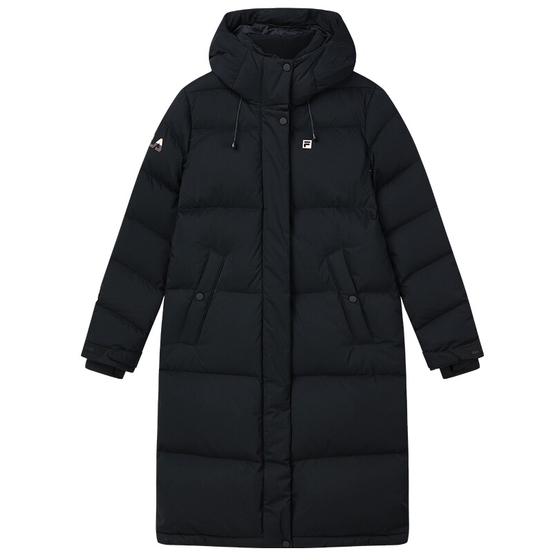 斐乐女子白鹅绒保暖长羽绒服