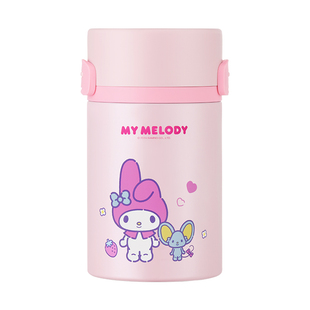 日本泰福高学生2层焖烧保温饭盒316不锈钢真空焖烧杯防漏便当盒小