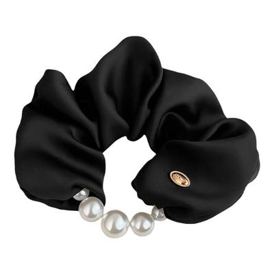 珍珠缎面大肠发圈优雅气质