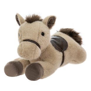 创意趴姿小马抱枕公仔儿童毛绒玩具布娃娃生肖马新年马年吉祥物