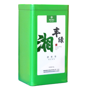2025新茶湖湘绿茶湘丰绿清香型马口铁罐装长沙本地金井绿茶200g
