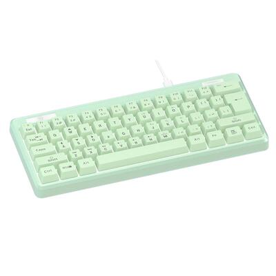 61键键盘女生办公高颜值小巧发光