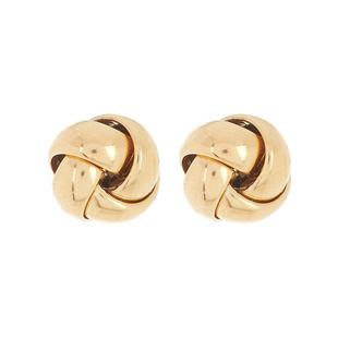 自营 Adornia Knot Stud Earrings gold yellow 美国奥莱直发耳钉