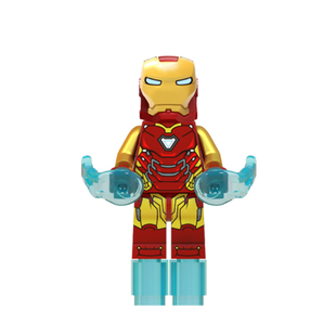 中国产积木漫威十年复仇者联盟4终局战钢铁侠灭霸人仔积木玩具MOC