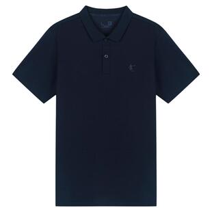 乔丹POLO衫男士短袖t恤夏季透气纯色棉质体恤宽松翻领上衣运动服