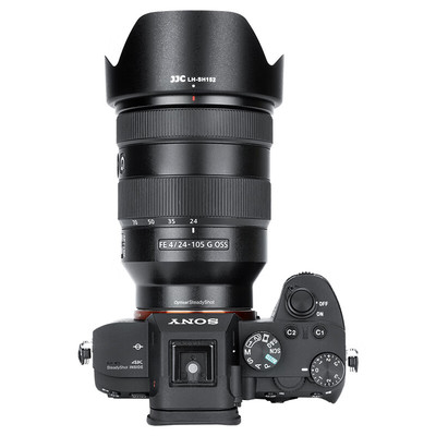 JJC适用索尼ALC-SH152遮光罩FE 24-105mm遮光罩SEL24105G镜头配件
