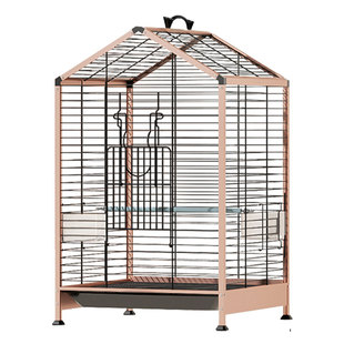 新型鸟笼鹦鹉笼画眉绣眼珍珠文鸟八哥家用大空间笼配件大全鹦鹉窝