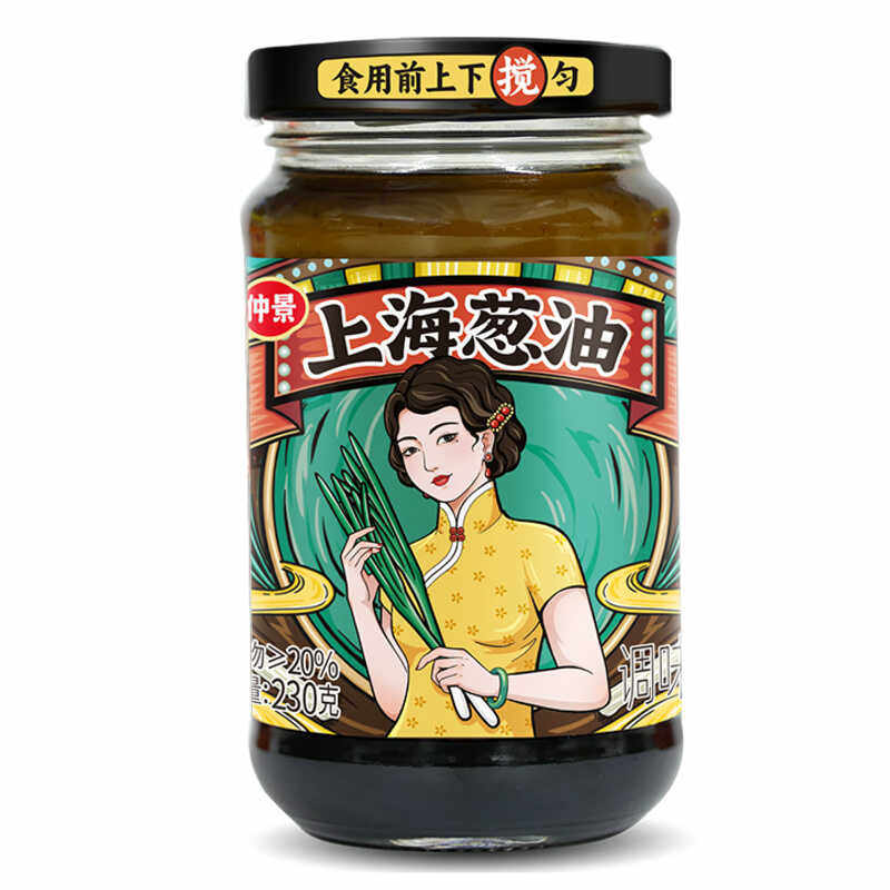 仲景葱油拌面酱老上海风味葱油酱